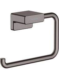 Держатель туалетной бумаги Hansgrohe AddStoris 41771340 настенный, без крышки, шлиф. черный хром