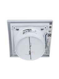 Вентилятор MMOTORS 100/60 с таймером, квадратный, белый с обратным клапаном