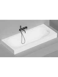 Ванна встраиваемая Salini Ornella Kit (1700х750х600) иск.камень, S-Sense, матовая 102411MF