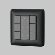 6-ти кнопочная настенная панель Maytoni Lighting control 721045 DALI, 0,2Вт, черный