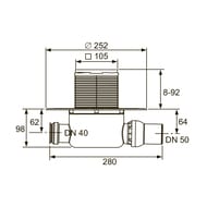 ���� TECEdrainpoint S120 � �������� � �������, ����� ���� 3601200
