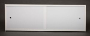 Экран под ванну A-SCREEN белый глянцевый (оргстекло) 1700х500-650 белый профиль, 2 дверцы
