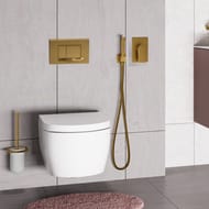 Смеситель встраиваемый WasserKRAFT Aisch A55094 с гигиеническим душем, темное золото матовое — изображение 2