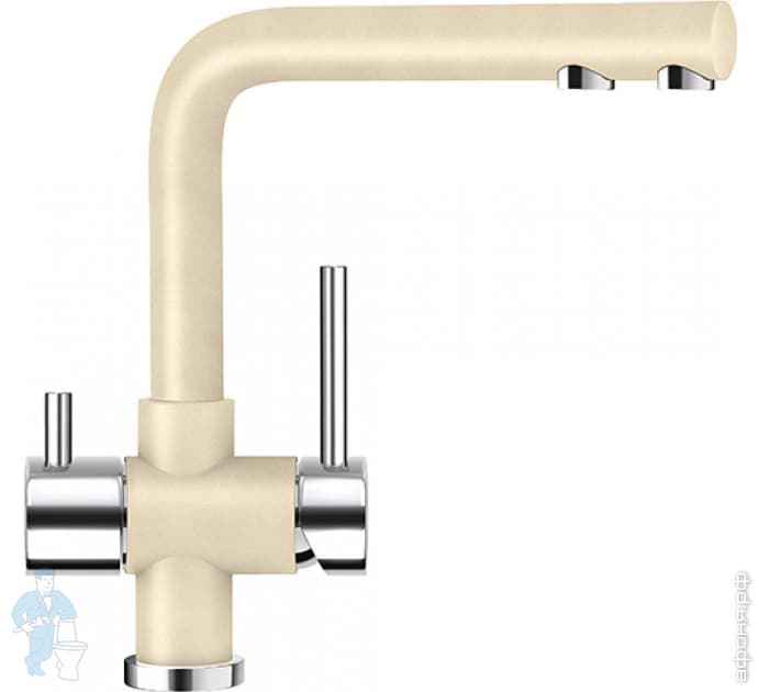 Смеситель для мойки SCHOCK NIMBUS с поворотным изливом 217мм, цвета Сristadur/хр - Товар на картинке можно купить.