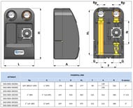 Насосная группа STOUT с 3-х ходовым приводным смесителем 1", Grundfos UPSO 25-65, SDG-0007-002502