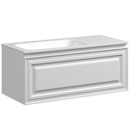 Тумба под раковину SANCOS Very (995х445х406) подвесная, левая, один ящик, Bianco VR100LW