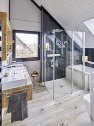 Смеситель Hansgrohe Metropol 74525000 для раковины встраиваемый, излив 165мм, рукоятка-петля, хром