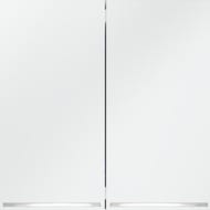Выключатель двухклавишный с подсветкой Voltum S70 VLS020202, белый матовый