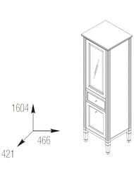 ����� Caprigo ������� bianco light vintage 466�1604�421 ������, ��������� ���� 10350R-B003