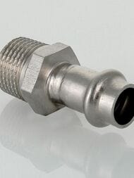 Пресс соединитель VALTEC 22х1/2"Н, нерж. сталь, VTi.901.I.002204