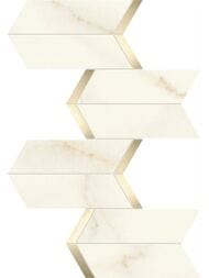 Мозаика Atlas Concorde Marvel X Calacatta Apuano Mosaico Chevron Lapp (463х192) AF8W (кв.м.)
