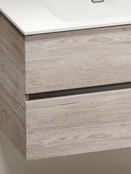 Тумба под раковину SANCOS Urban (790х450х550) подвесная, 2 ящика с доводчиками, дуб галифакс UR80EG