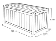 ������ KETER GLENWOOD STORAGE BOX (128x62�61), 390�, ��������