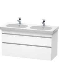 Тумба под раковину Duravit DuraStyle (1150х610х453) подвесная, 2ящика, цвет белый матов. DS648601818