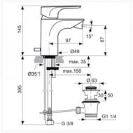 ������! Ideal Standard Lux STRADA ��������� ��� ���� A5845AA �������������, ������ �����, ����: ����