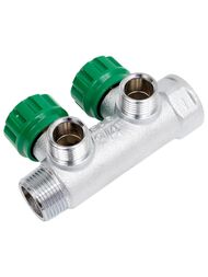 Коллектор регулируемый FAR 3/4"ВН на 2 отвода 1/2"Н, соед.eurokonus, FK 3821 3412 — изображение 7