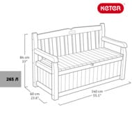 ������ ������ KETER EDEN GARDEN BENCH (140x60�84), 265�, ������