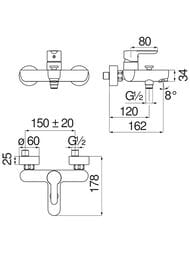 ��������� NOBILI ABC ��� �����/����, ���������, �������������, ���� AB87110/1CR