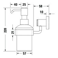 ������� ��� ������� ���� DURAVIT D-Code ���������, ����: ����/������� ������ 0099161000