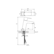 ��������� ��� ����������� RAVAK 10� Free black TD F 014.20 ��� ������� �������, 170��, ������� ������ X070150