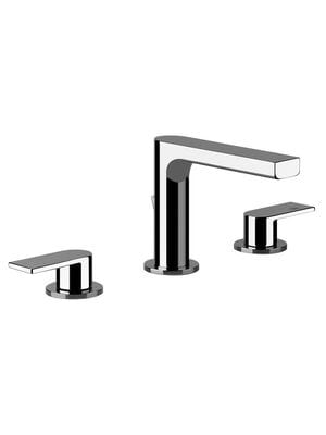 Смеситель Gessi Emporio Via Manzoni 38612.031 для раковины трехсекционный, с донным клапаном, хром
