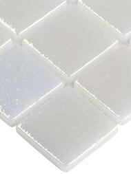 Мозаика Vidrepur Shell   563 White 25х25 (317х317) на сетке, белая (кв.м.) — изображение 3