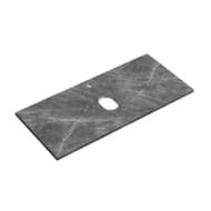 Столешница для ванной комнаты SANCOS 1200х460 с отв. под смес., цвет black sky, арт. TT120A1X