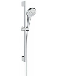Душевой набор Hansgrohe Croma Select S Vario  (ручной душ, шланг, штанга 65см) хром/бел. 26562400 — миниатюра 1