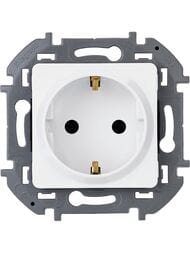 Розетка LEGRAND INSPIRIA с заземлением 16 А белый 673720