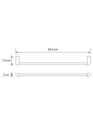 Полотенцедержатель-штанга WasserKRAFT Kammel K-8330