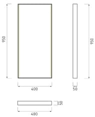 ������� Cielo ARCADIA (400�950) c ����������, ������� ������ (FE) matt black ARSPSAL FE