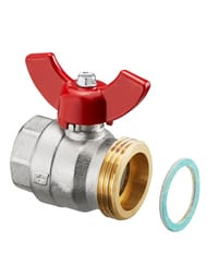 Кран шаровый Oventrop 3/4"Вх1"Н, PN10, с плоским уплотнением,   1406383