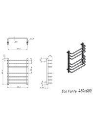 GROTA ECO FORTE ����������������� "�������" 480x600 �������. ����. �����, ����./���. �����. D-1/2"