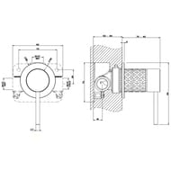 ��������� Gessi 316 Intreccio 54119.239 ��� ����, ����., �� 1 �����, ������� �����, ����� ����