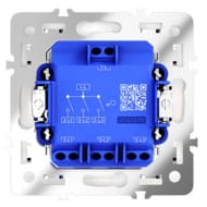 Выключатель встраиваемый VOLTUM S70 трехклавишный, 10А, белый матовый VLTM_VLS030102