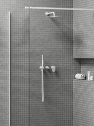 Смеситель для душа RAVAK Spring SG 065.20BL.O2+S скрытого монтажа, 2 вывода, белый мат.  X070575