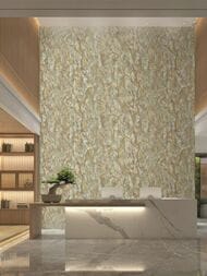 Обои виниловые на флизилине Decori & Decori Carrara3 Corpo Pietra (1,06х10,05) голубые, 84621(рул)