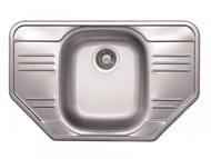 Мойка врезная Ukinox Grand (780х490) декор. поверхность 0,8мм, слив 3 1/2, GRL780.490 -GT8K 2C