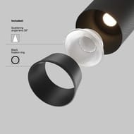 Трековый светильник Maytoni Artisan (Артизан) TR097-2-12W3K-M-BB Exility 3000K 12Вт 36°, IP20, черный