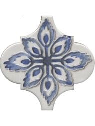 Декор KERAMA MARAZZI Арабески Майолика (65х65х7) 4 бело-синий VT\A319\65000 (шт.)