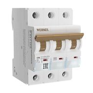Автоматический выключатель 3P 10 A C 4,5 кА Werkel W903P104