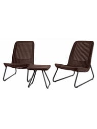 �������� ������ KETER RIO PATIO (77,5x54�76), 2 ������+����, ����������