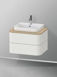 Столешница Duravit Happy D.2 Plus 650х480х16 1 вырез, дуб средиземноморский HP031B07171 — изображение 3