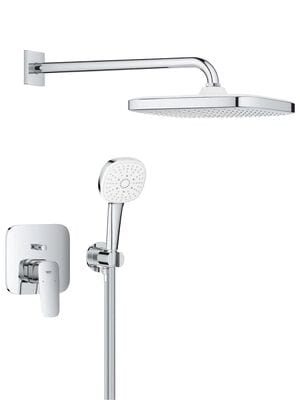 Душевая система Grohe Cubeo для душа, без встр. части, верхний и ручной душ, цвет: хром 1053360000
