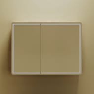 Зеркало-шкаф SANCOS Mirror (990х150х740) подвесное,LED-подсв.,сенсорное управ.,дуб чарльст. MI100ECH