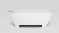 Ванна отдельностоящая Salini Sofia Light 1650х705х580 S-Sense, иск. камень, белый глянец 103611G