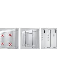 Радиатор стальной Royal Thermo Ventil Compact тип 21 ВШГ 500х1400х64, 2873Вт, ниж. подкл., RAL9016 M