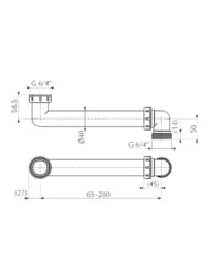 ���������� Alcaplast P109 ���������� ������������ 1 1/2"