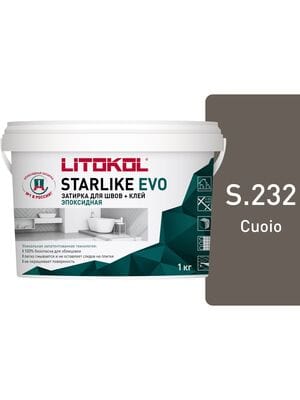 ������� ���������� LITOKOL STARLIKE EVO S.232 CUOIO �����-����������, 1 ��: