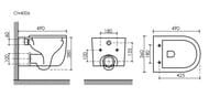 ������ ��������� Ceramicanova Ulma 360�490�380 ������������, � ��������, ������ ���. CN4006MB
